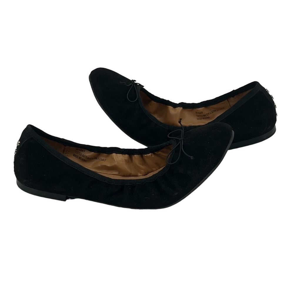 Black Adair Slip On Ballet Flats Size 8 Women's